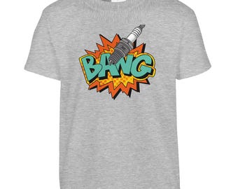 Retro Spark Plug kids T-Shirt