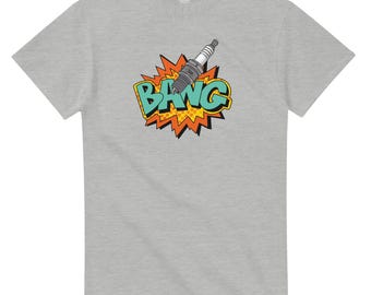 Retro style spark plug Car T-Shirt