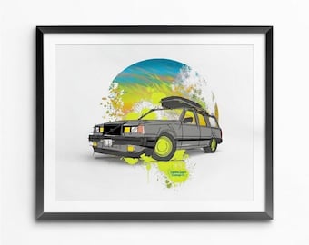 Volvo 740 Automotive Print