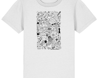 I Love Cars T-Shirt Black (Kids)