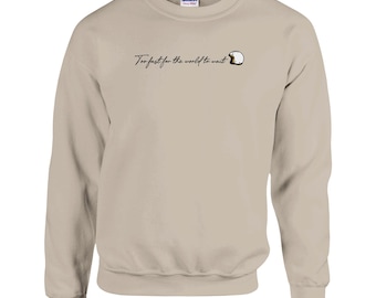 Cafe Racer Motorcycle Sweatshirt: "Too Fast" Graphic Fleece Pullover