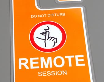Door Hanger - Remote session & Screening Session  -  In Progress
