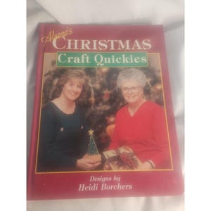 Vintage Aleene's Christmas Craft Quickies Book Upcycle Patterns Included