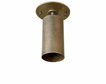 Modern Brass Ceiling Spotlight Fixture | Adjustable Flush Mount Light for Living Room, Bedroom & Office