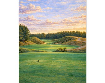 Tobacco Road Golf Club Print – Impressionist North Carolina Golf Art