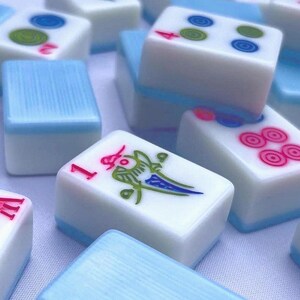 40mm Melamine Complete Mahjong Tiles Set