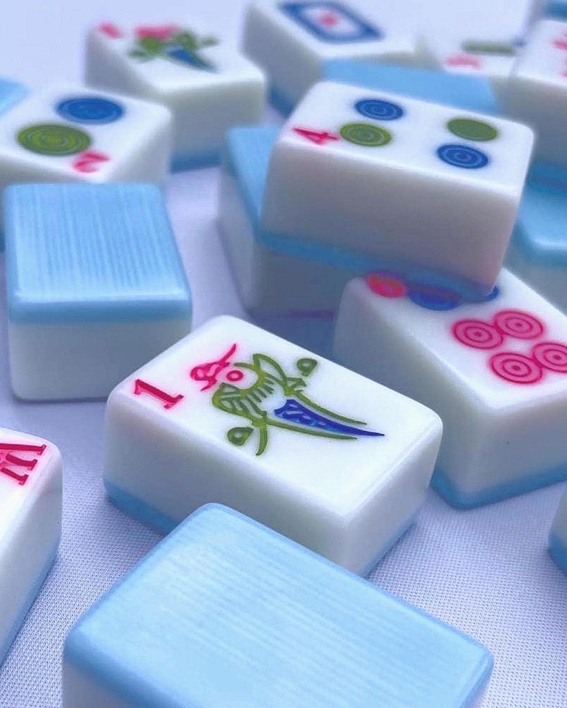 40mm Melamine Complete Mahjong Tiles Set