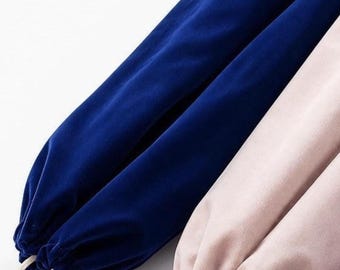 Mahjong Rack Bag | Velvet MahJong Racks & Pusher Storage| Blush or Navy