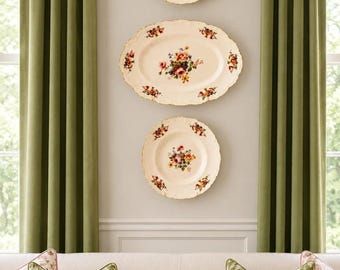 Plate Wall Set of 3, Antique Floral Royal Bayreuth China