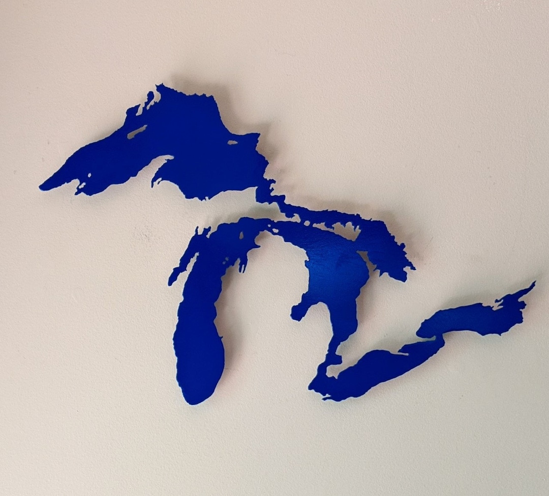 Great Lakes Metal Wall Art Etsy