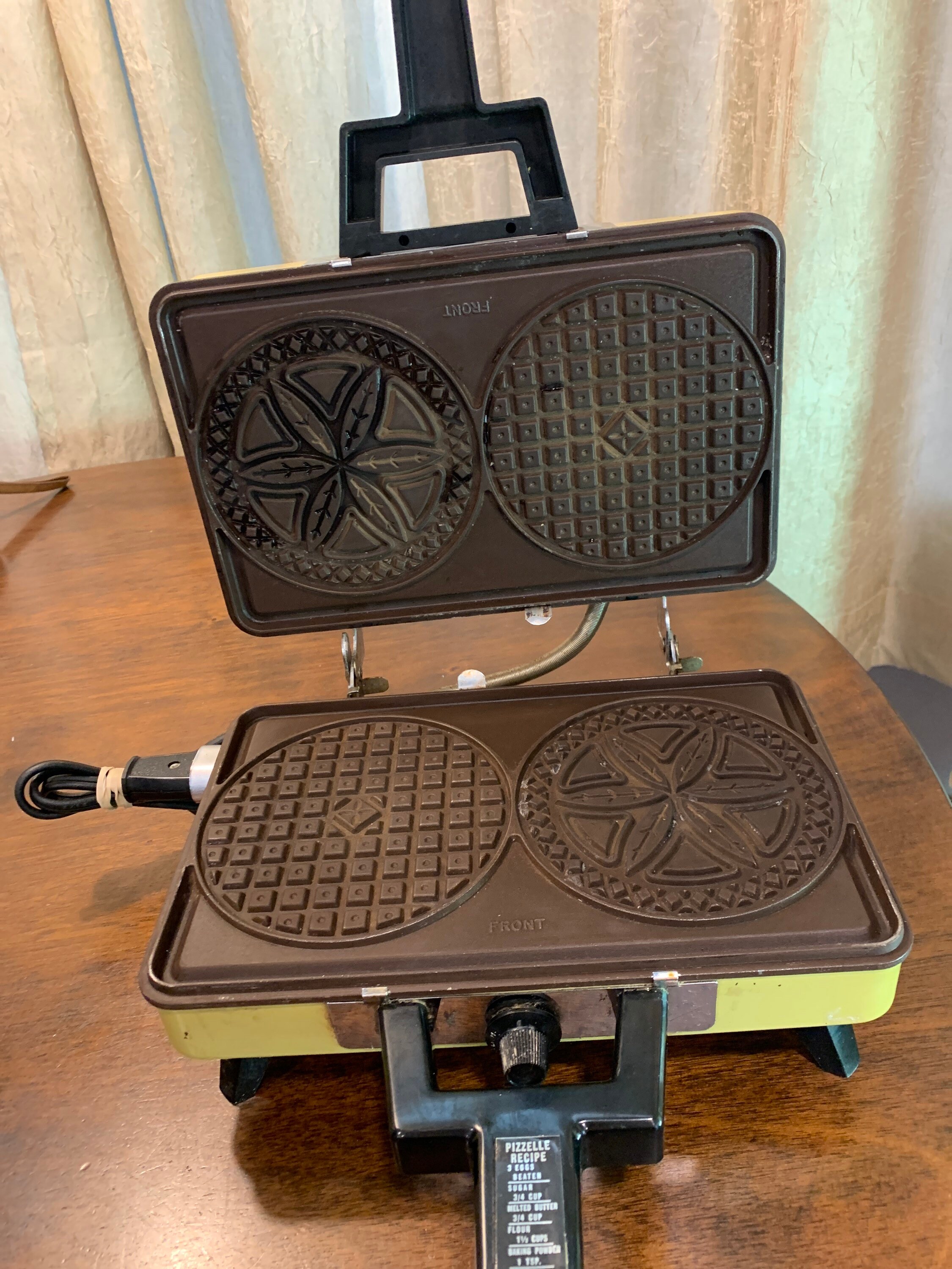 rival pizzelle maker model 95