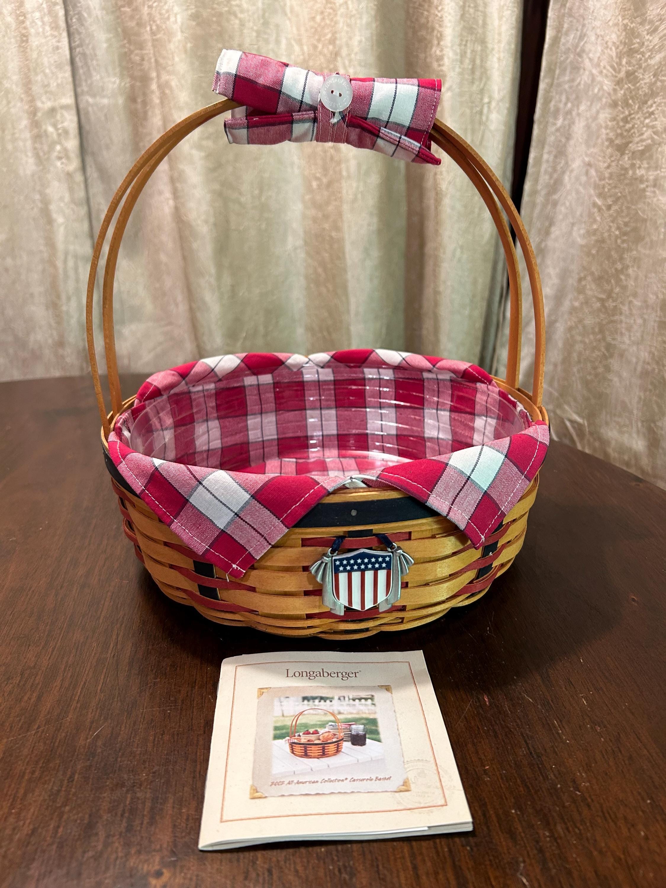 Longaberger all-american Sサイズ 取手付きカゴ ビジュアル