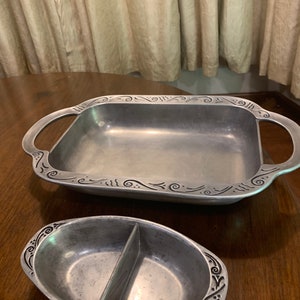 Lenox Casserole and Divided Bowl Set EUC