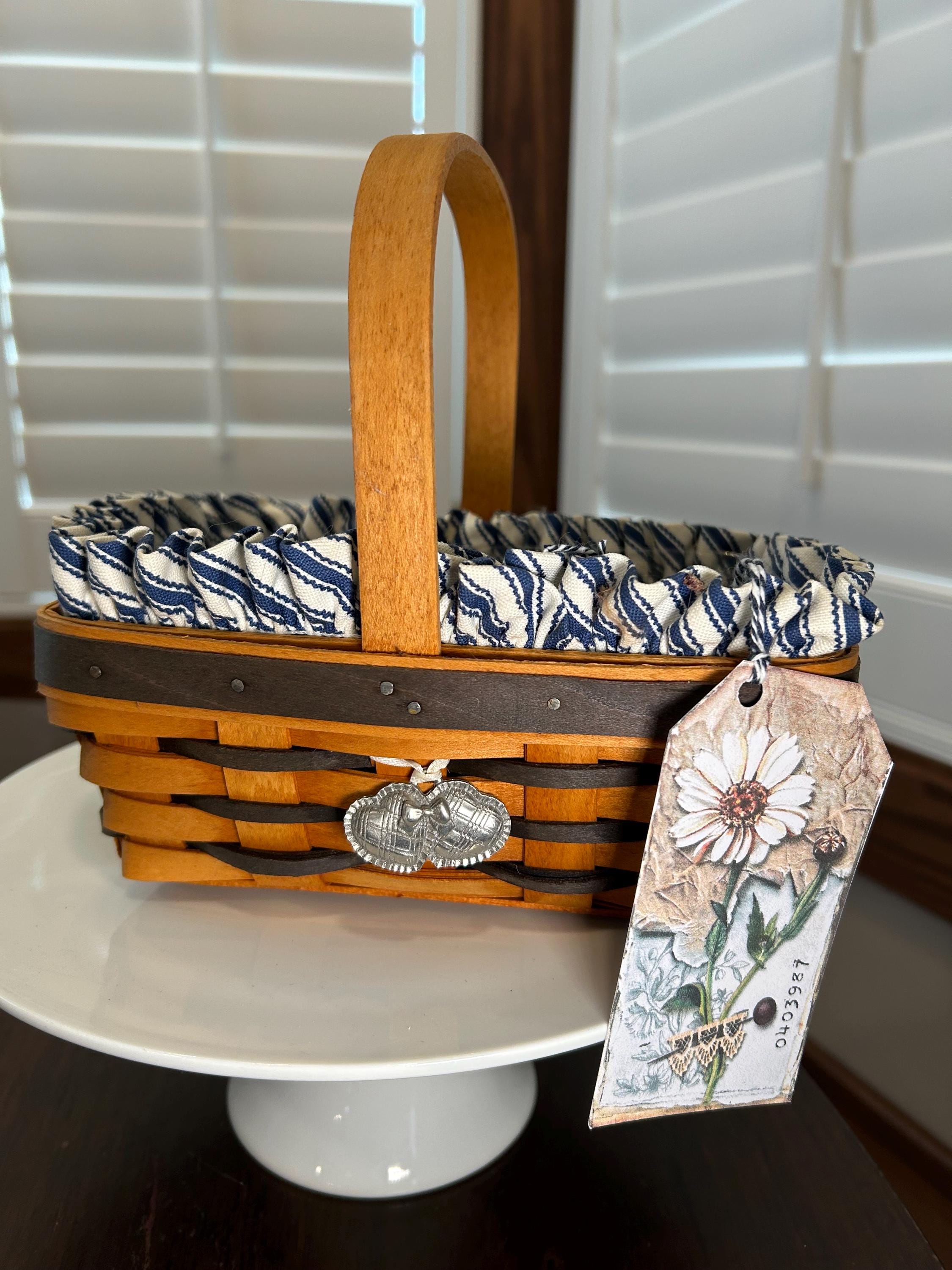 Longaberger Heart Basket Sweetheart - Etsy