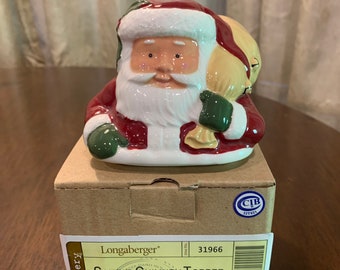 Longaberger Santa Chimney Topper - New in Box