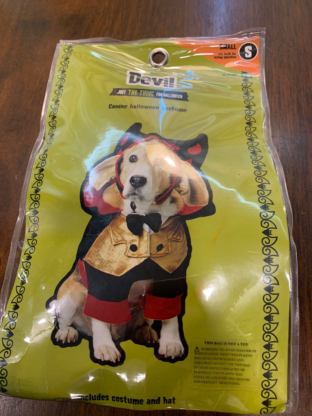 Canine Halloween Costume Devil Vampire Costume Small Dog New Etsy