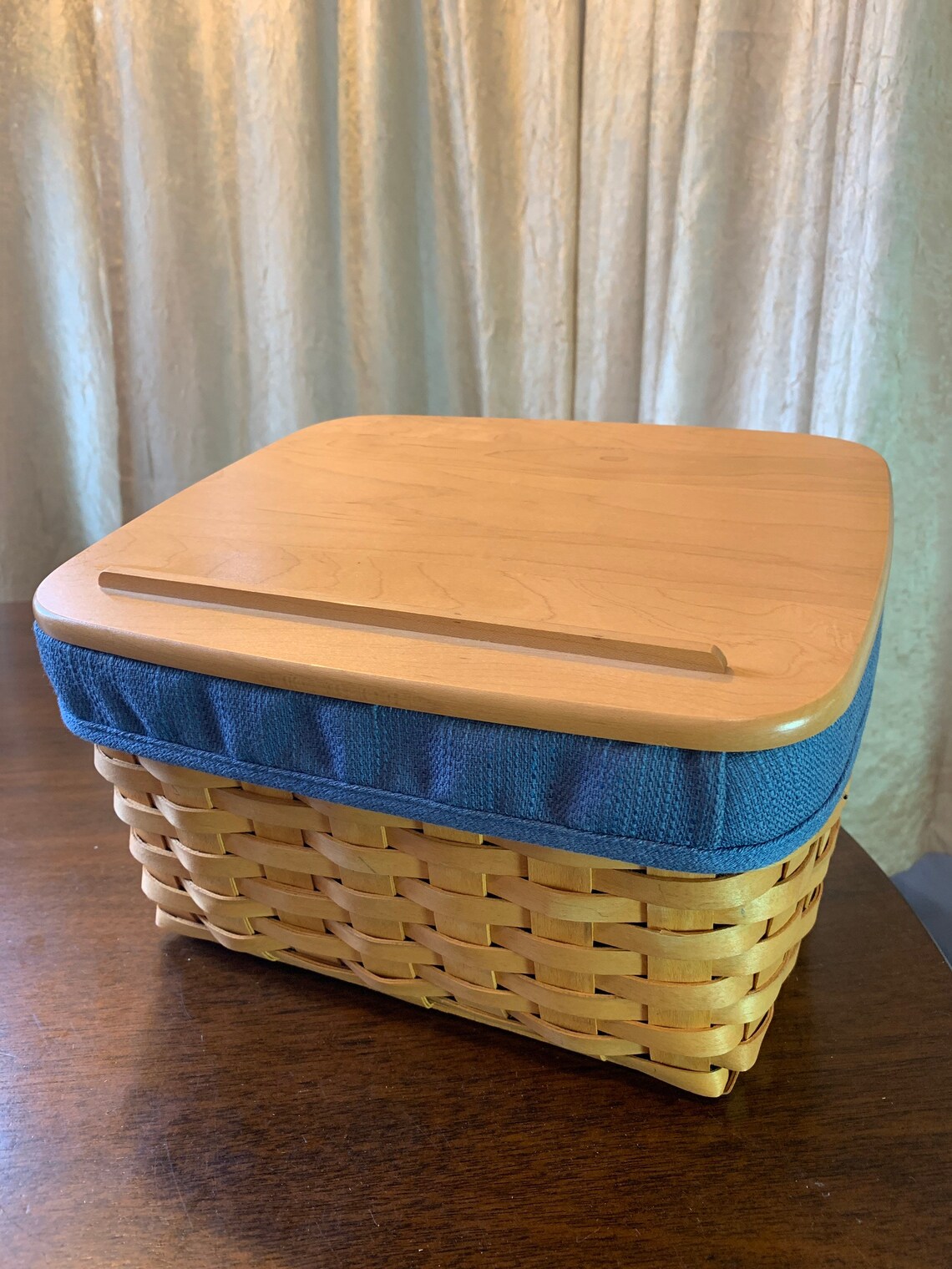 Longaberger Basket Card Keeper Combo with Cornflower Blue Etsy