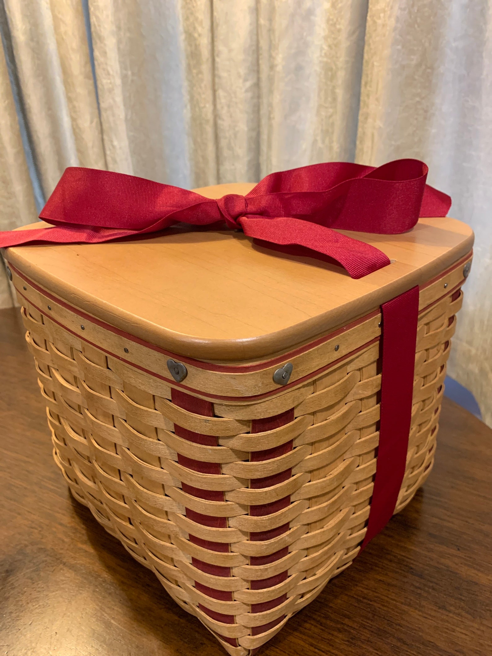 Longaberger Basket Large Sweetest Gift Sweetheart Floral | Etsy