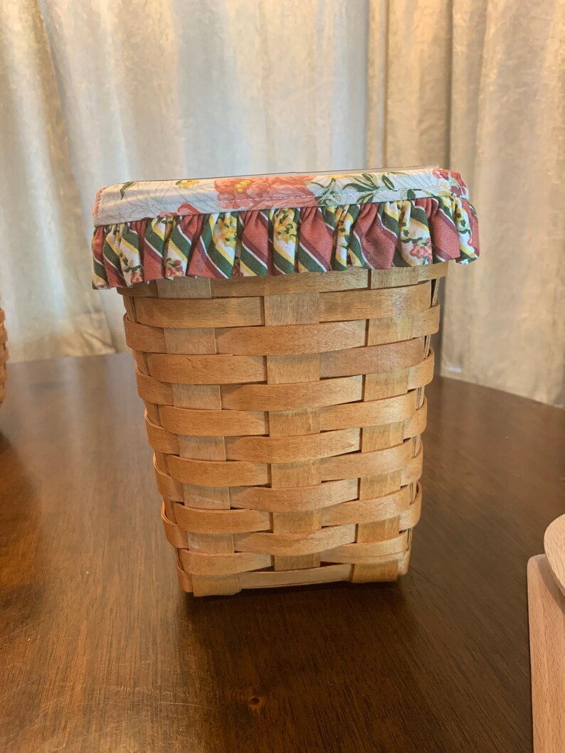 Longaberger Tall Spoon Basket with May Series SnapDragon Etsy