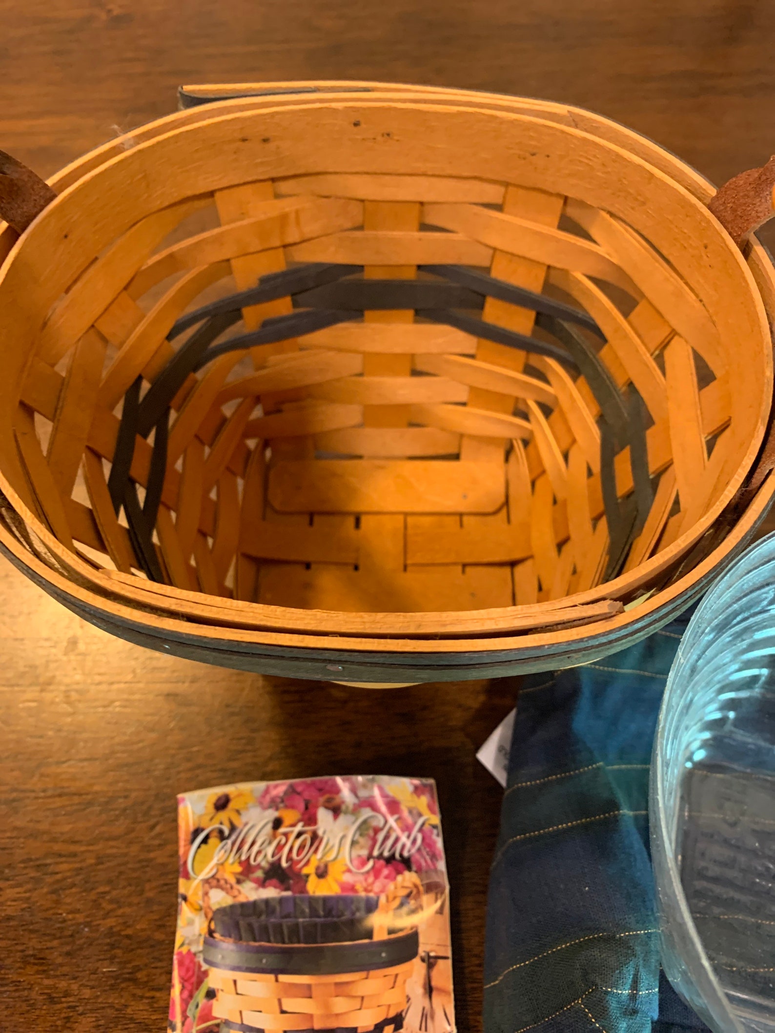 Longaberger Basket Collectors Club 1999 Renewal potted plant Etsy