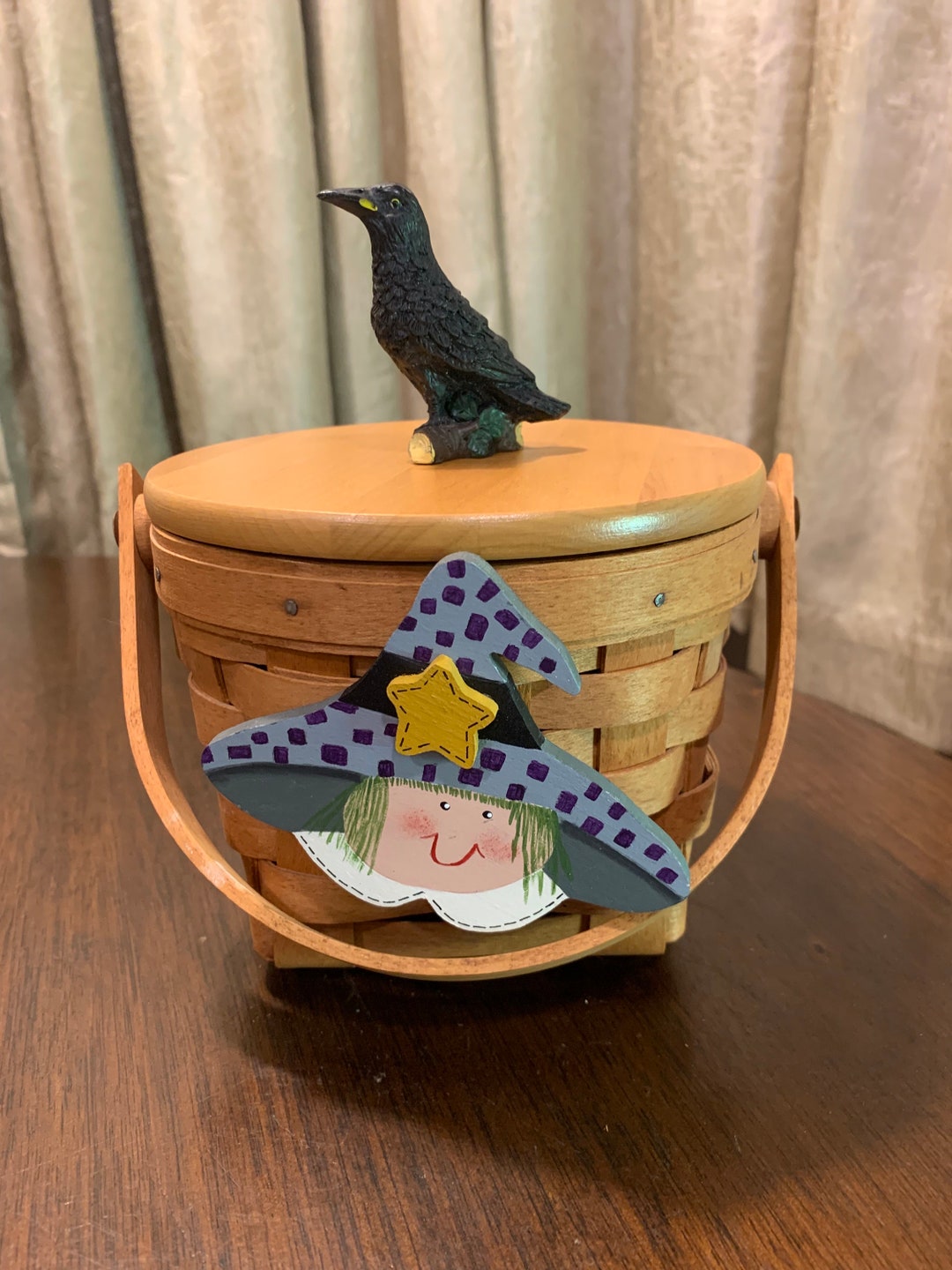 Longaberger Small Measuring Basket With Longaberger Woodcrafts Etsy