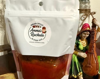 Homemade Lemon Pickle - Indian Amma's Ruchulu, 250g