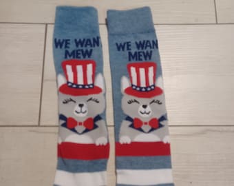 America USA Cat Leg/Arm Warmers