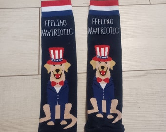 America USA Dog Leg/Arm Warmers