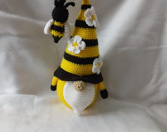 Large Bee Themed Gnome