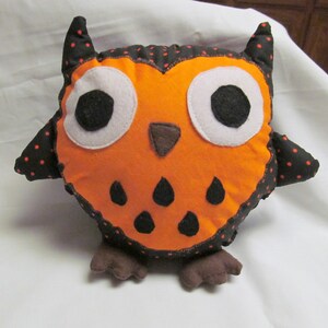 Pumpkin the Stuffed Owl