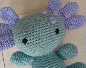 You choose colors - Large Plush Customizable Abbey the Axolotl