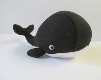 Blake the Stuffed Black Whale