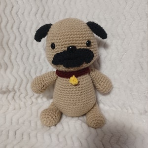 Stuffed Pug Amigurumi