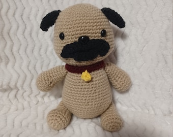 Stuffed Pug Amigurumi