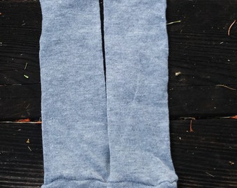 Plain Gray Leg Warmers