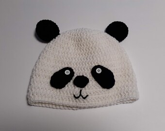 Panda Hat - You choose size