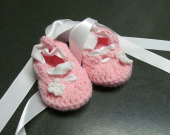 Custom Baby Ballerina Slippers Sizes 0-12 month