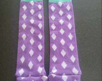 Purple Diamond Leg/Arm Warmers