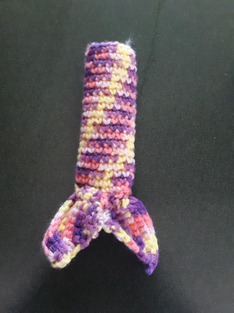 Custom Color Crocheted Mermaid Tail Popsicle Holder Etsy