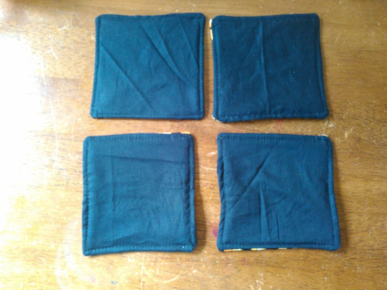Set of 4 French Fry Reversible Coasters image 3