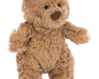 Jellycat Bartholomew Bear Bag Charm Pendant Clip Keyring Accessory for Bags