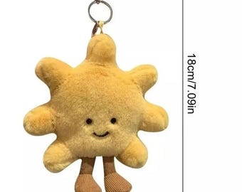 Amuseables Sun Bag Charm Jellycat Plush Keychain Sunny Accessory Gift