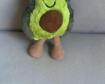 Jellycat Avocado Plush Bag Charm – Amuseables Keyring Gift