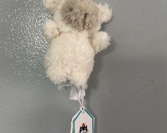 Jellycat Lamb Plush Keychain – Soft Sheep Bag Charm, Mini Plush Keyring, Kawaii Backpack