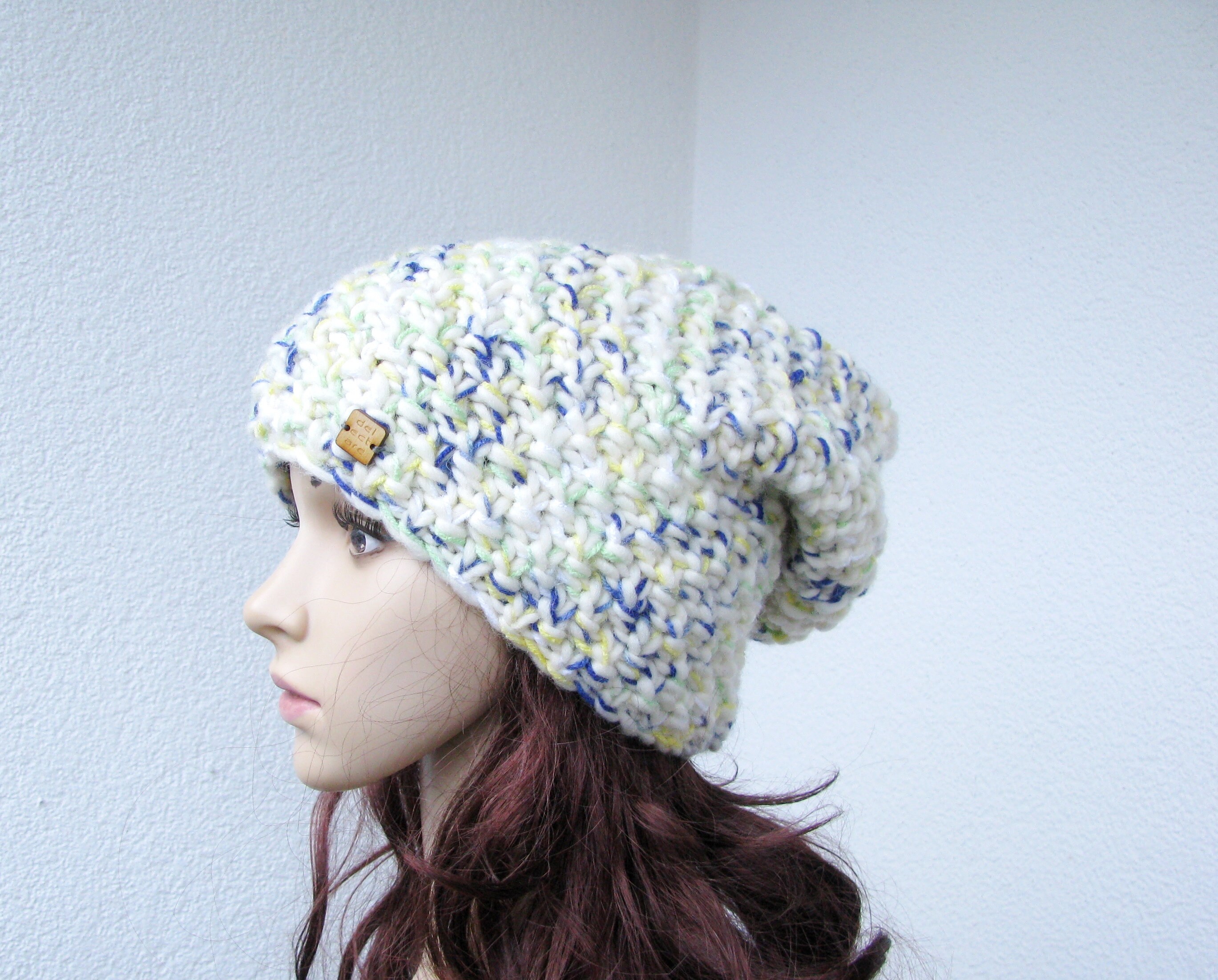 cream wool hat