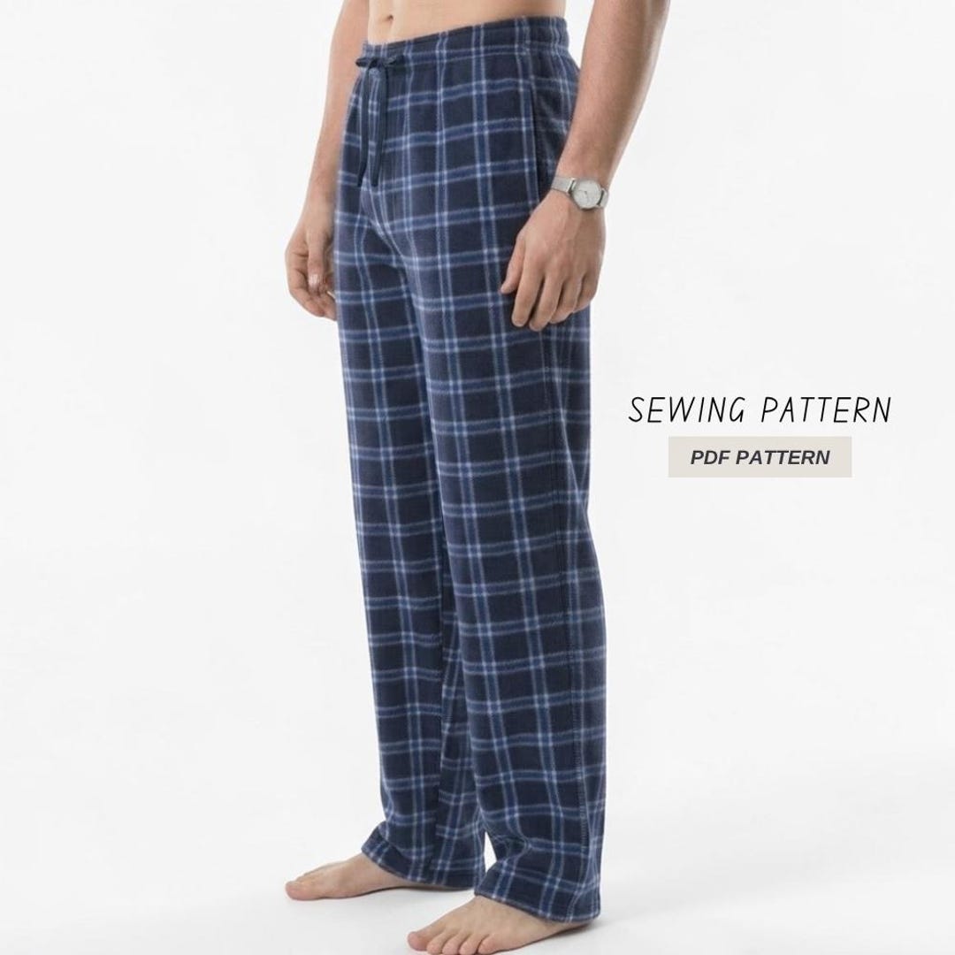 Pajama Pants Sewing Pattern | Unisex Lounge Sleepwear (PDF Download) - Etsy