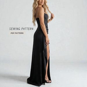 Strapless Maxi Dress Pattern - Etsy Strapless Maxi Dress Pattern - Etsy