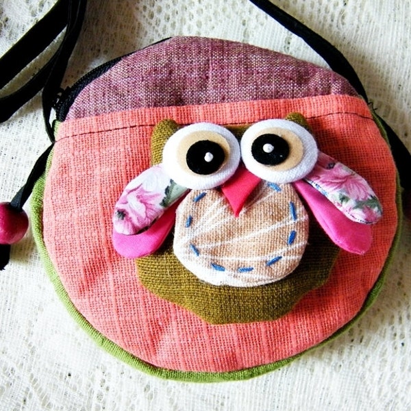 Owl Zipper Pouch Bag