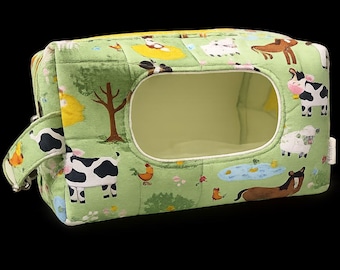 Quilted Diaper clutch