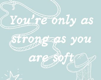 Cowgirl Poster | Wall Decor